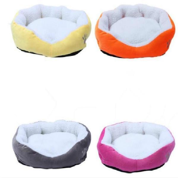 50*40 см мягкий флисовый кошачий домик, зимняя кровать для собаки, коврик для щенка, теплая кровать для домашних животных P для маленьких домашних животных