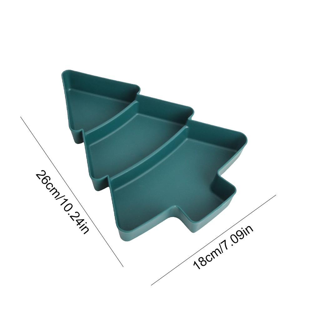 Рождественская елка Фруктовая тарелка Конфеты Рождественское украшение (Темно-зеленый) ИЛИ