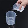 6Pcs/set 20ml/30ml/50ml/250ml/500ml/1000ml Clear Plastic Graduated Measuring Cup for Baking Beaker Liquid Measure Jug Cup Container