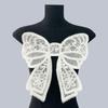 Embroidery Collar Flower Nail Bead Sweater Coat Accessories Fashion Three-dimensional Flower  Women