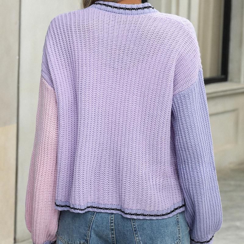 IHUASU Женский осенне-зимний темпераментный дорожный свободный вязаный кардиган куртка джемпер