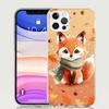 Чехол для телефона с рисунком лисы для iPhone 17 Air 16 15 Plus 11 14 Pro Max 13 Mini 12 7 8 + SE Художественный узор Индивидуальная обложка 17 Air 16 15 P