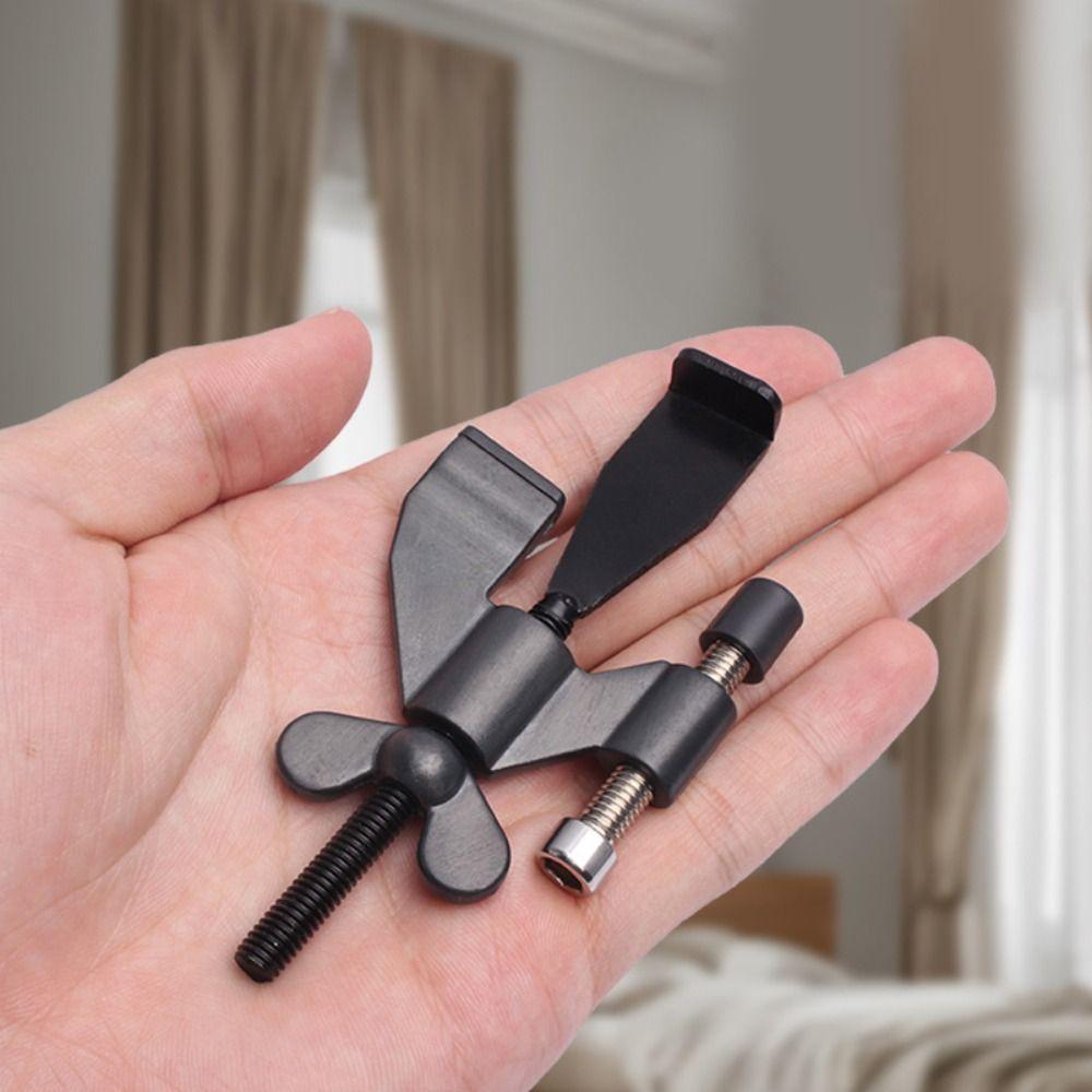 Adjustable Travel Door Lock Stainless Steel Heavy Duty Door Stopper Portable Lightweight Butterfly Door Stopper for Travel Hotel