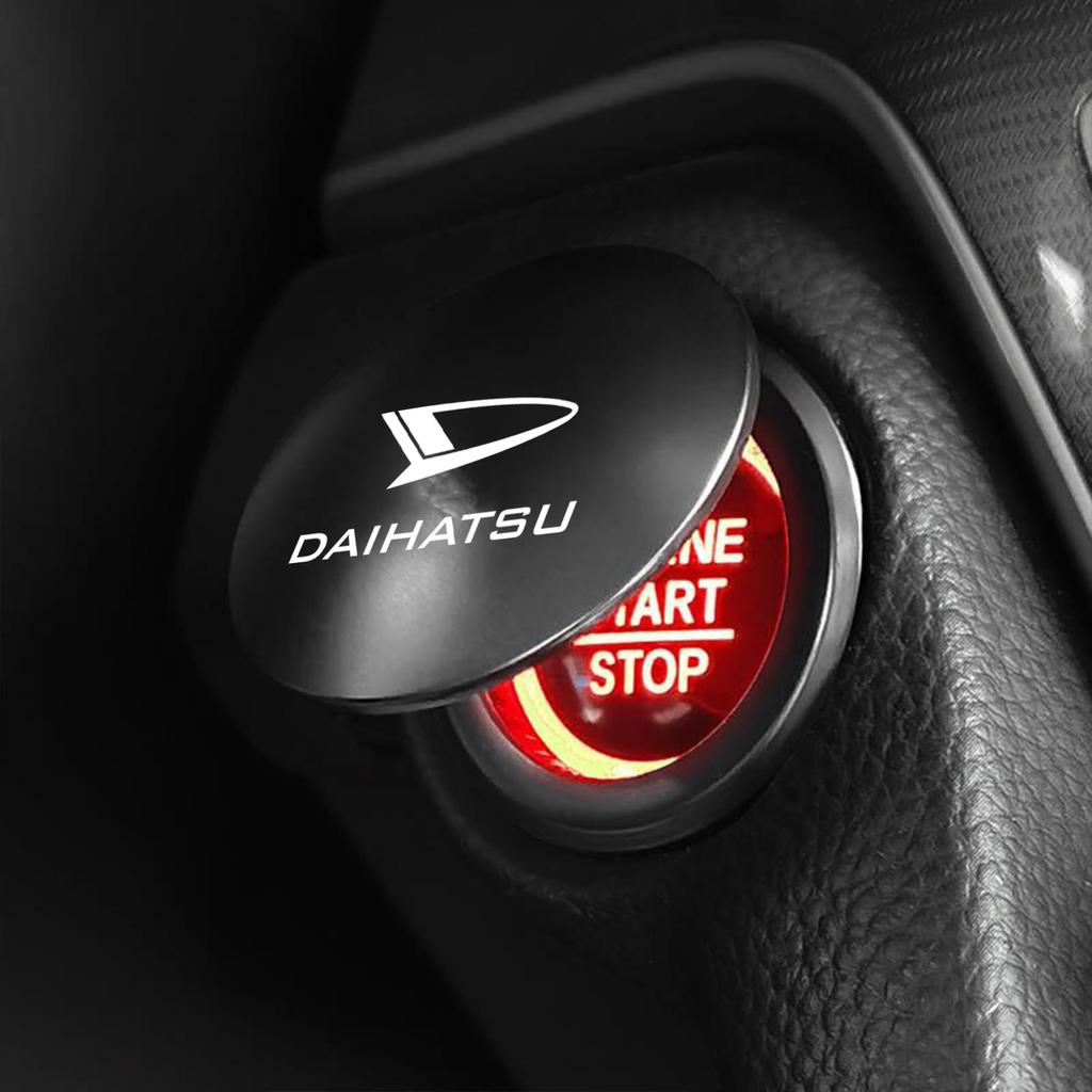 Fumezu Start Button Cover Compatible, Compatible with Toyota Daihatsu Switch Protection Accessories, Easy Installation,