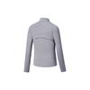 SAUCONY Однотонная повседневная куртка с воротником на молнии и длинными рукавами Женские куртки Серый SC1249044A-PR54