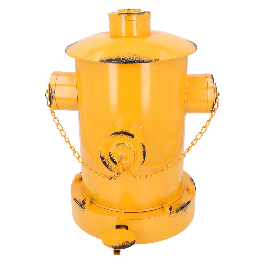 Hydrant Trash Can Decorative Retro Industrial Indoor Outdoor Iron Waste Bins with Bucket for Garden Home Kitchen