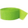 Fluorescent Green Crepe Paper Roll Party Decoration Crepe Paper Birthday Arrangement Lace Ribbon