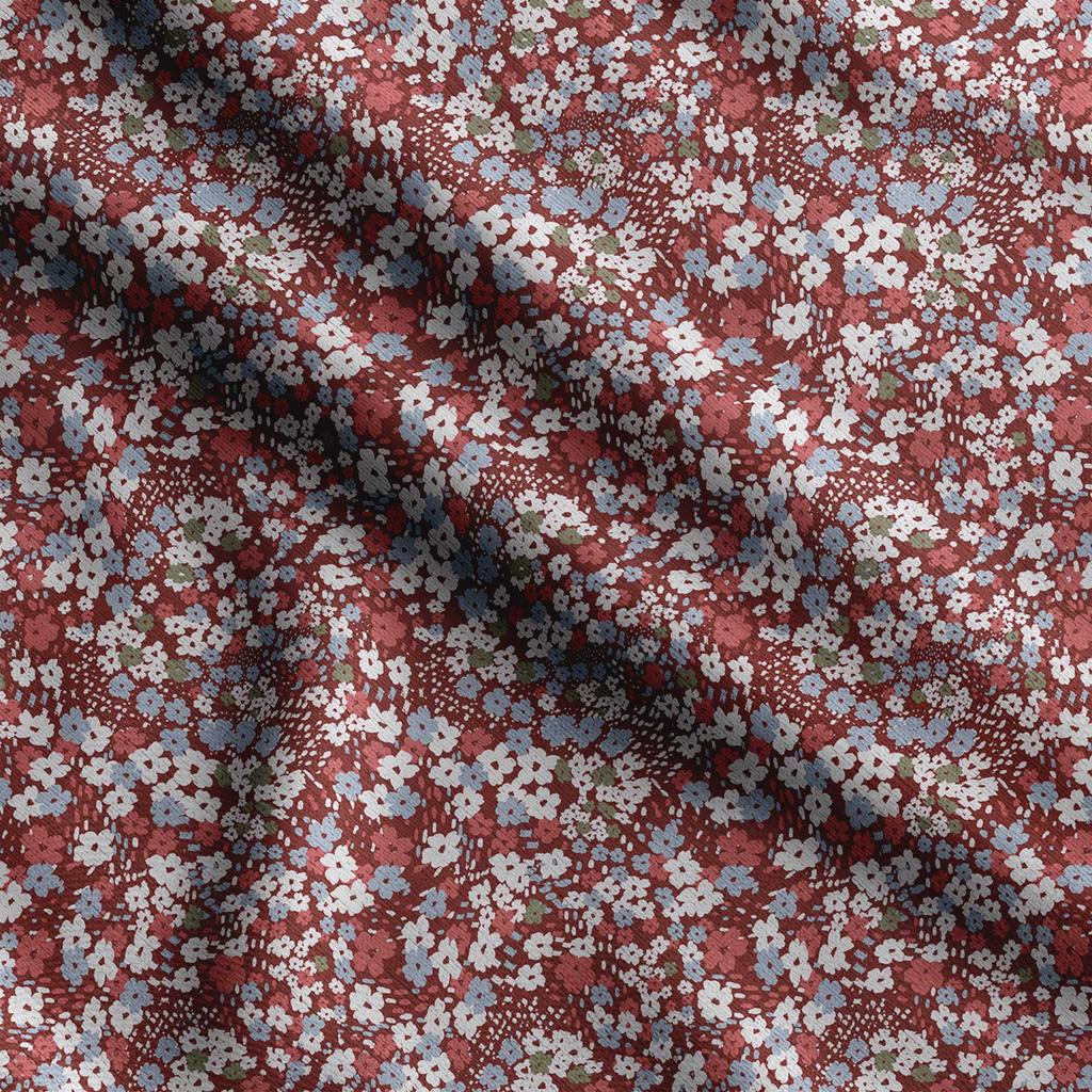 Soimoi Цветочный принт, хлопковый батист, ткань для квилтинга, продаваемая во дворе, хлопчатобумажная ткань средней плотности шириной 42 дюйма,