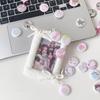 Cute Kawaii Cartoon Button Badges 6 PCS Assorted Pastel Designs Smooth Surface for Backpack Jacket Hat Decor