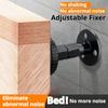 4pcs Anti Scratch Bed Stabilizer Adjustable Anti-Shake Fixer Headboard Stabilizer  Bed Frame