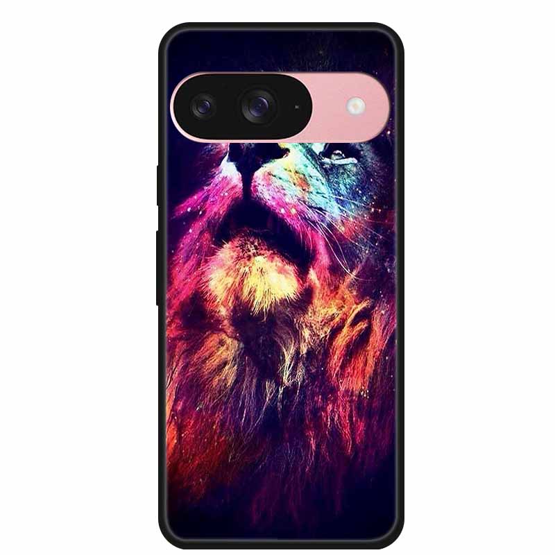 Case For Google Pixel 9 5G Case Painted Cat Soft Silicone TPU Lovely Cover For Google Pixel 9 Pro XL Cover for Pixel 9Pro Coque