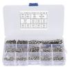 662PCS DIY Combination Set M3 Pan Head Cross Machine Screw+Flat Elastic Washer+Nut