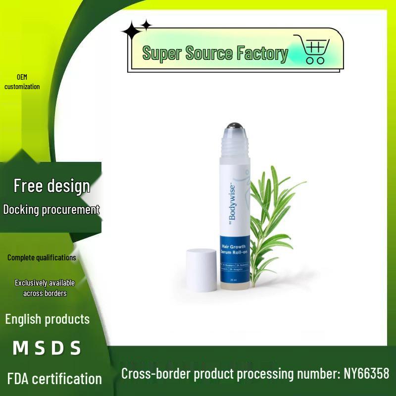 Сыворотка для роста волос с розмарином - Be-Body.wise Бестселлер Трансграничный Роликовый аппликатор для ухода за волосами
