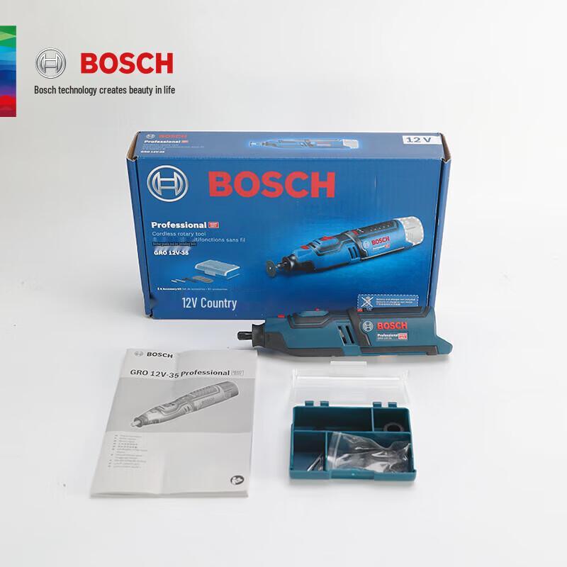 Bosch 12V Cordless Rotary Tool GRO12V-35 CN plug (adapter included)