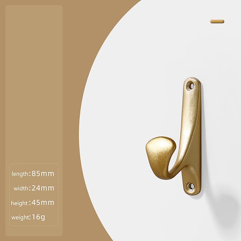 Современный скандинавский светлый роскошный алюминиевый сплав новый подвесной крючок для ванной комнаты, гардеробная дверь, настенный крючок для одежды и гардероба