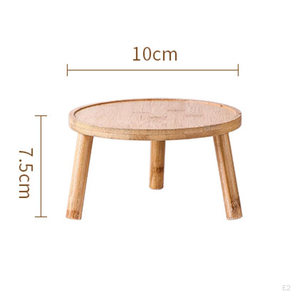 Flowerpot Rack Planter Holder Plant Table Wood Modern Pot Wooden Stand for