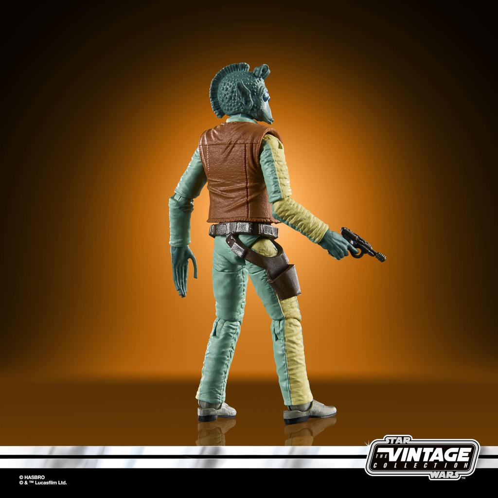 Hasbro STAR WARS Vintage Collection Star Wars: A New Hope (Episode IV) Greedo Premium 3.75-inch Collectible Action Figure G2604 (Authentic)