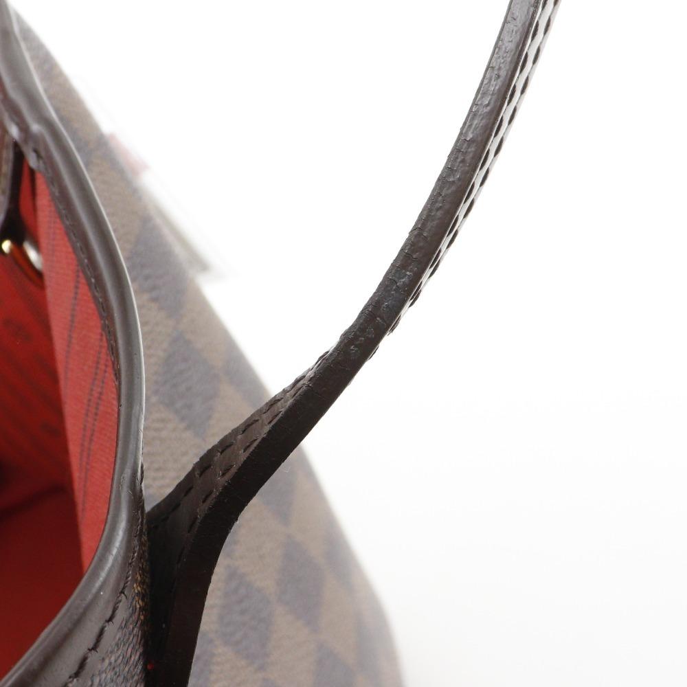 LOUIS VUITTON Neverfull GM Tote Bag N51106 Brown Damier canvas unisex Used