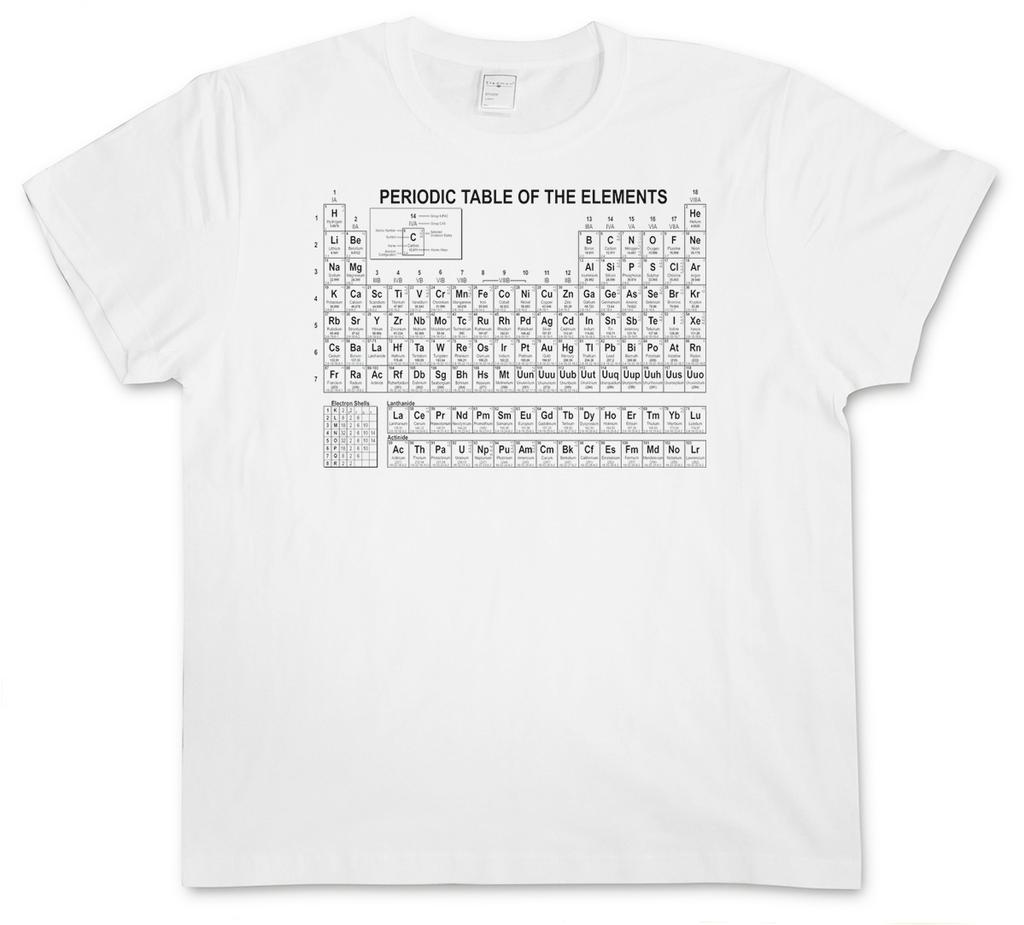 PERIODIC TABLE OF THE ELEMENTS I T-Shirt Mens Womens Tees Top - Breaking Chemistry Bad TBBT Nerd