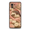 Phone Case Cover for Xiaomi Poco F7 F6 F5 F4 F3 X7 X6 X5 X4 X3 NFC M4 C51 C55 GT Pro Soft TPU Fundas Autumn Cute Hedgehog Design