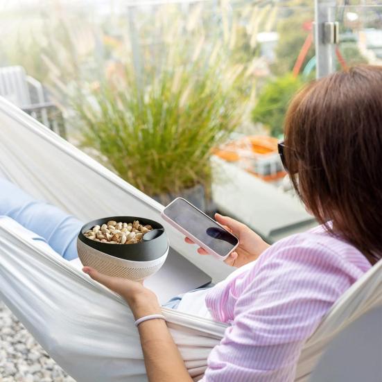 Напечатанная на 3D-принтере миска для семечек и орехов, двухслойная тарелка для закусок с отсеком для шелухи, сервировочная миска для фруктов и конфет, контейнер для отходов от скорлупы