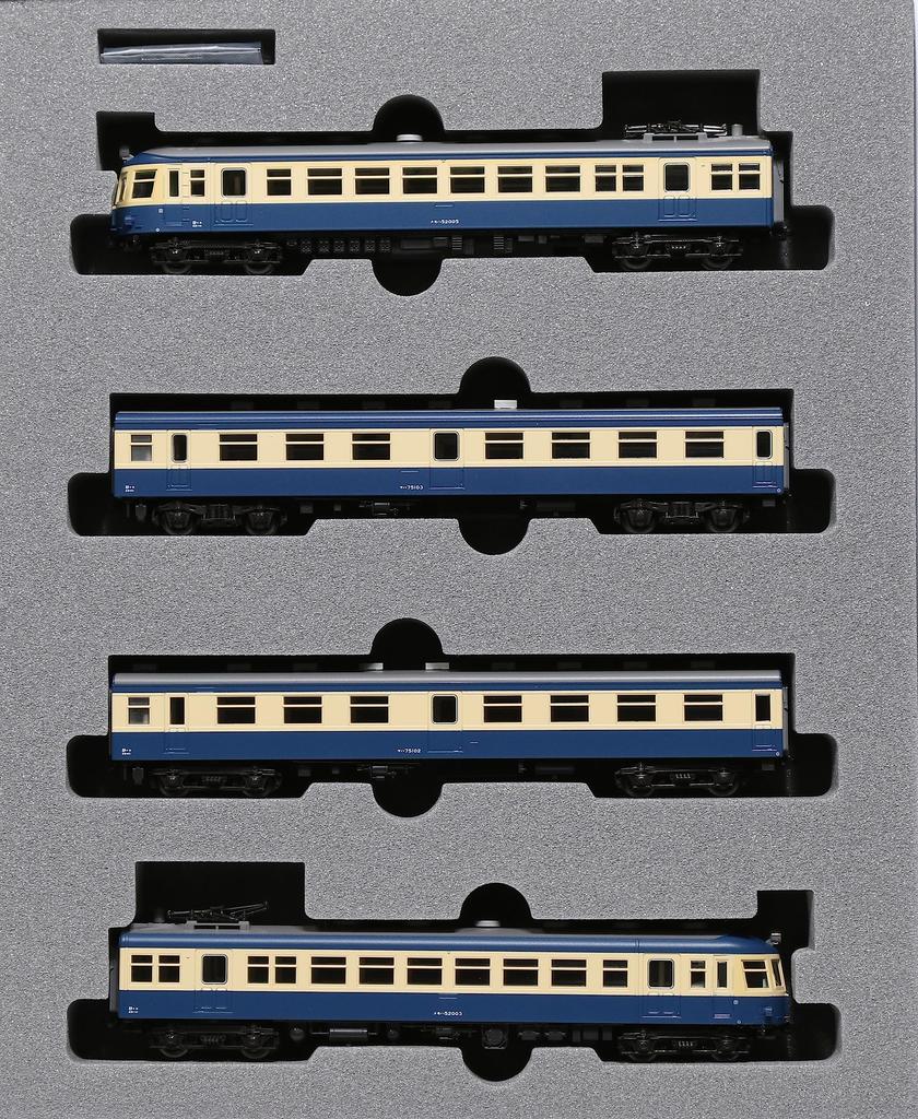 KATO Plastic N Gauge Kumoha52 Secondary Car Iida Line Set Railway Model Train 4-Car 10-1765