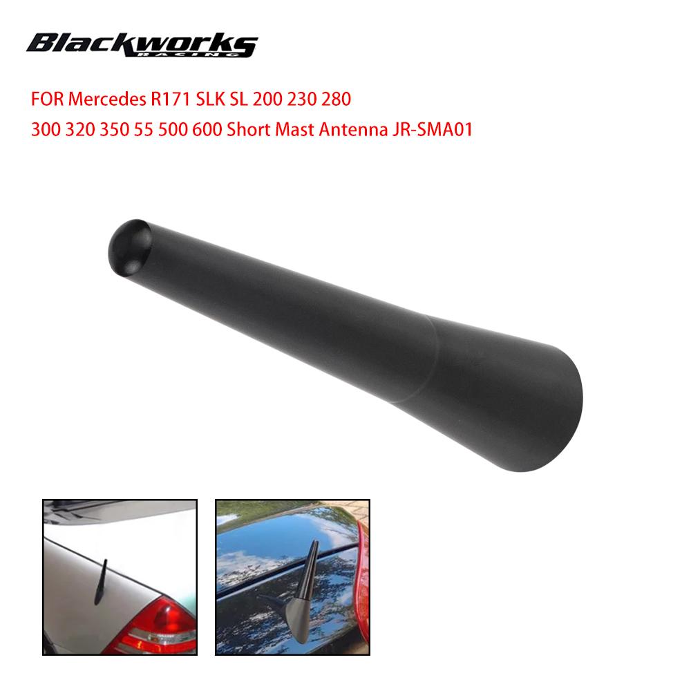 Автомобильная антенна черная для Mercedes R171 SLK SL 200 230 280 300 320 350 500 короткая мачта антенна как украшение ANT-1011-BK