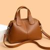 Chic Leather Tote Bag with Removable Strap Versatile Practical Women's Handbag Vintage Shoulder Bag