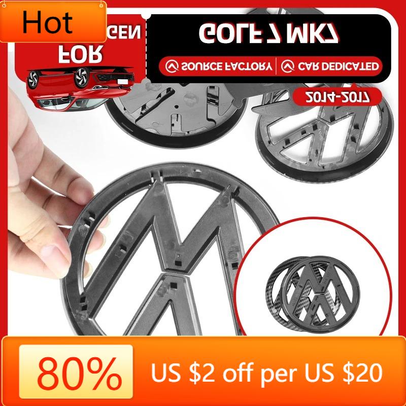 SPPZH1 GOLF 4 5 6 7 For VW VOLKSWAGEN 2026 New Key Case 135mm 113mm Car Styling Front Grille Emblem Rear Trunk Lid Badge Replacement Ac