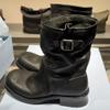 Ботинки Женская обувь Боевые Готические Женские 2025 Тренд Массивные Стильные Удобные Мокасины Черные Роскошные Низкий каблук Предложение