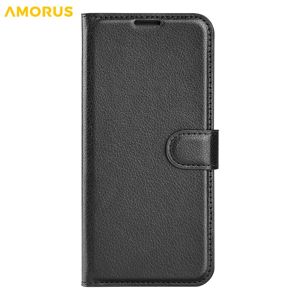 For iPhone 17 Pro Max Wallet Case Litchi Texture Shockproof Leather Flip Stand Phone Cover
