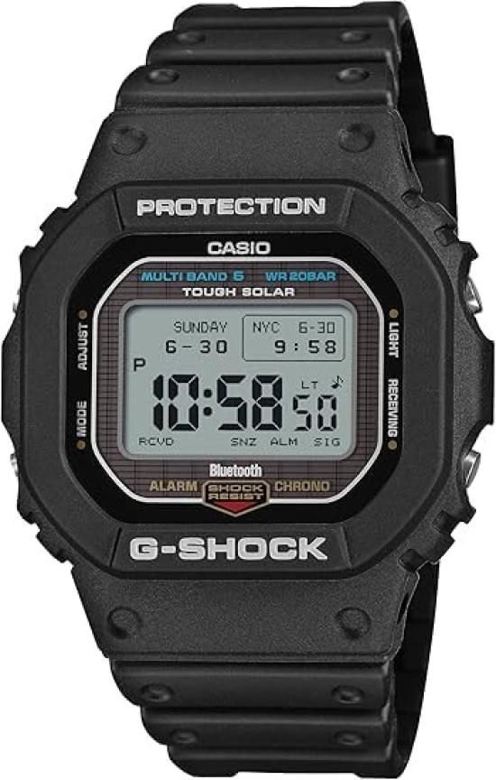 Casio G-Shock GW-BX5600-1 Мужские Черные MIP LCD Солнечные Bluetooth Радиоуправляемые 20 ATM