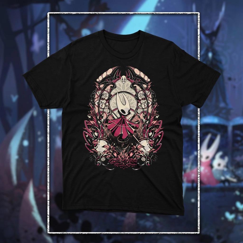 Горячая Игра Hollow Knight Silksong Печатная Футболка Мужская Женская Хлопковая Свободная Оверсайз Y2k С Коротким Рукавом Футболка Высококачественная Одежда