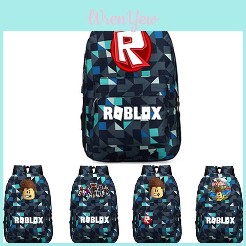 Стильный рюкзак Roblox для детей с ярким мультяшным рисунком и большим объемом