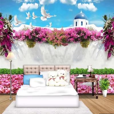 Обои 3d Mural Романтический пейзаж Mural Фон Стена Гостиная Спальня Ресторан Обои