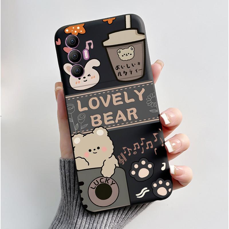 Милый Чехол Для Tecno Spark 8 Pro Funda Capa Печатный Корпус Защитная Крышка Мягкий Силикон Мультяшный Чехол Для Телефона Coque