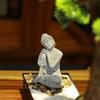 Versatile Use Buddha Figurine Tiny Size Durable Miniature Statue Yard Art Decoration