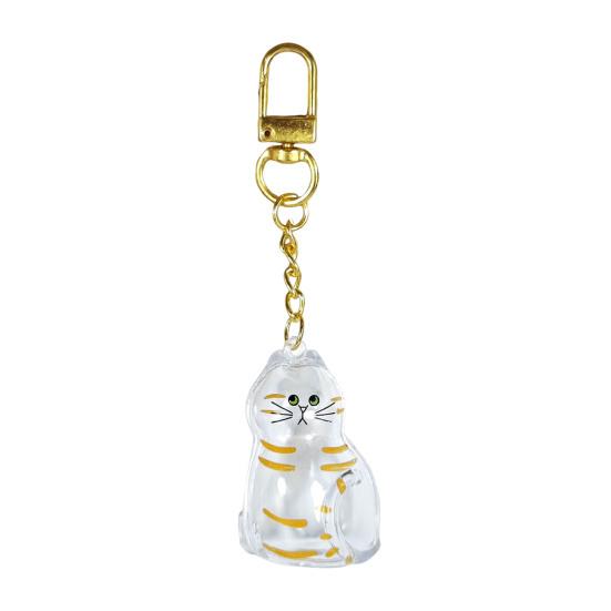 Коробка для хранения кошачьей шерсти Брелок Подвеска в память о кошке Прозрачная капсула для шерсти питомцев Портативный сувенир для питомца Аксессуары Задумчивый подарок для любителя питомцев