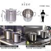 IH Compatible Stainless Steel Pot 24cm Full of Water 11L 3 Layer Bottom Structure KIPROSTAR Commercial Use Two Hands Deep Type Dishwasher Safe (with