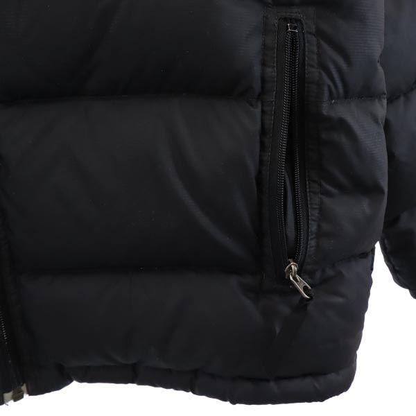 Patagonia На открытом воздухе Куртка пуховик с длинным рукавом XL14 Логотип серии Black Детская Б/У