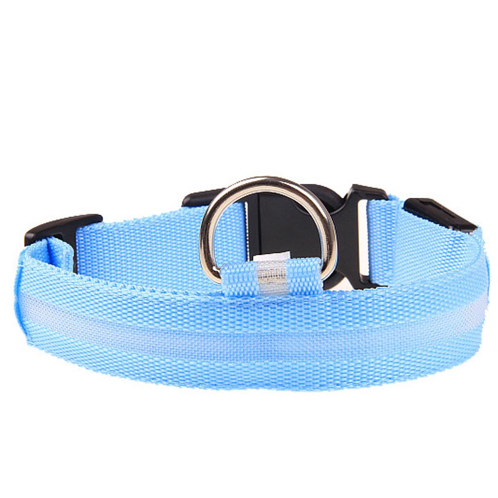Pet Collar For Lighted Up Nylon LED Dog Collar Necklace