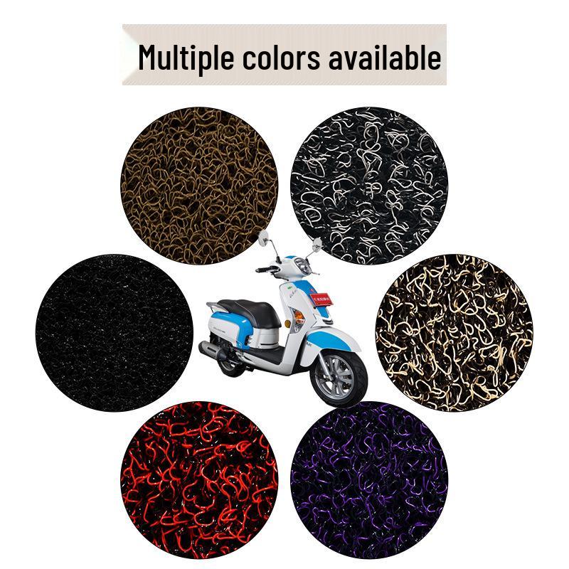 Thickened Silk Non-Slip Footrest Pad for Kymco LIKE180 Scooter, Rainproof