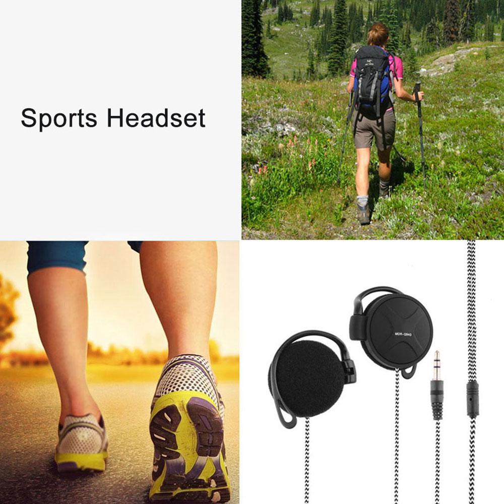 3.5mm Wired Gaming Headset On-Ear Sports Headphones
