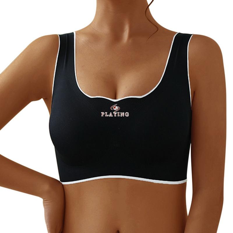 Женский бюстгальтер для сна, удобный бюстгальтер в сборе, кружевной спортивный жилет без стального кольца, нижнее белье большого размера