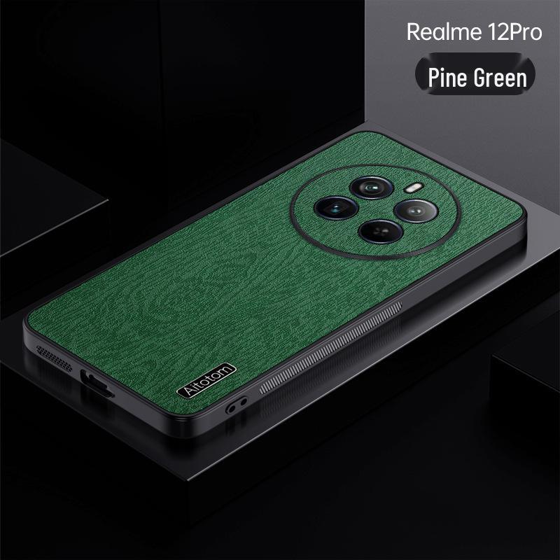 Противоударный чехол для телефона OPPO REALME GT6/V60 с текстурой коры