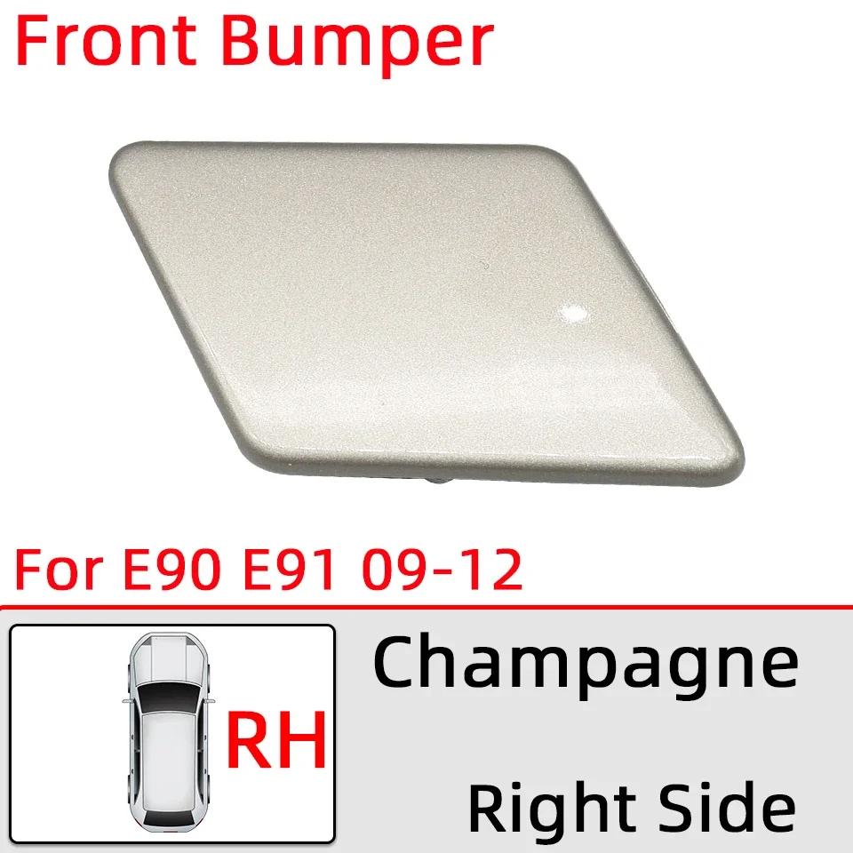 Headlamp Washer Nozzle Cover For BMW 320 325 328 330 335 E90 E91 LCI 2005-2008 2009-2012 Car Headlight Water Spray Lid Painted