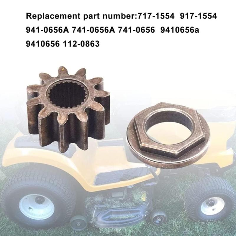 Деталь шестерни рулевого вала газонокосилки для 112-0863 1180 1212 1515 1517 1525 1527 1800 LT1018 LT1022 741-04237B 717-1554