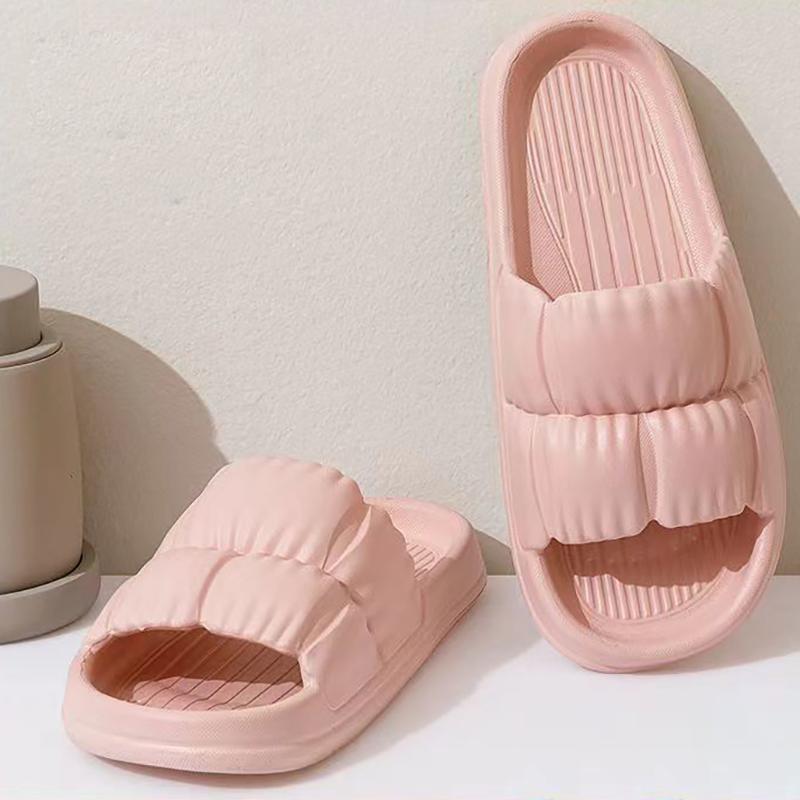 Женские суперлегкие тапочки-облака, сандалии, летние пляжные женские шлепанцы на мягкой подошве, мужские и женские домашние нескользящие шлепанцы из ЭВА для ванной комнаты