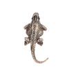 Alloy Lizard Statue Solid Animal Sculpture Desktop Ornament Simulation Animal Crafts Collection Home Decorations Accessories