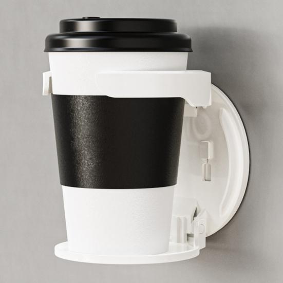 Настенный держатель для стаканов, экономящий место органайзер, складная конструкция, портативная стойка для хранения бутылок, органайзер для стаканов в общежитии